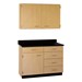 2-Door Wall Unit & 1-Door/5-Drawer Base Unit Cabinet Suite